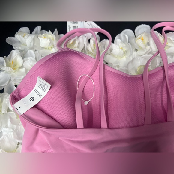 Lululemon like a cloud Pink Double Strap Bralette NEW - Picture 4 of 7